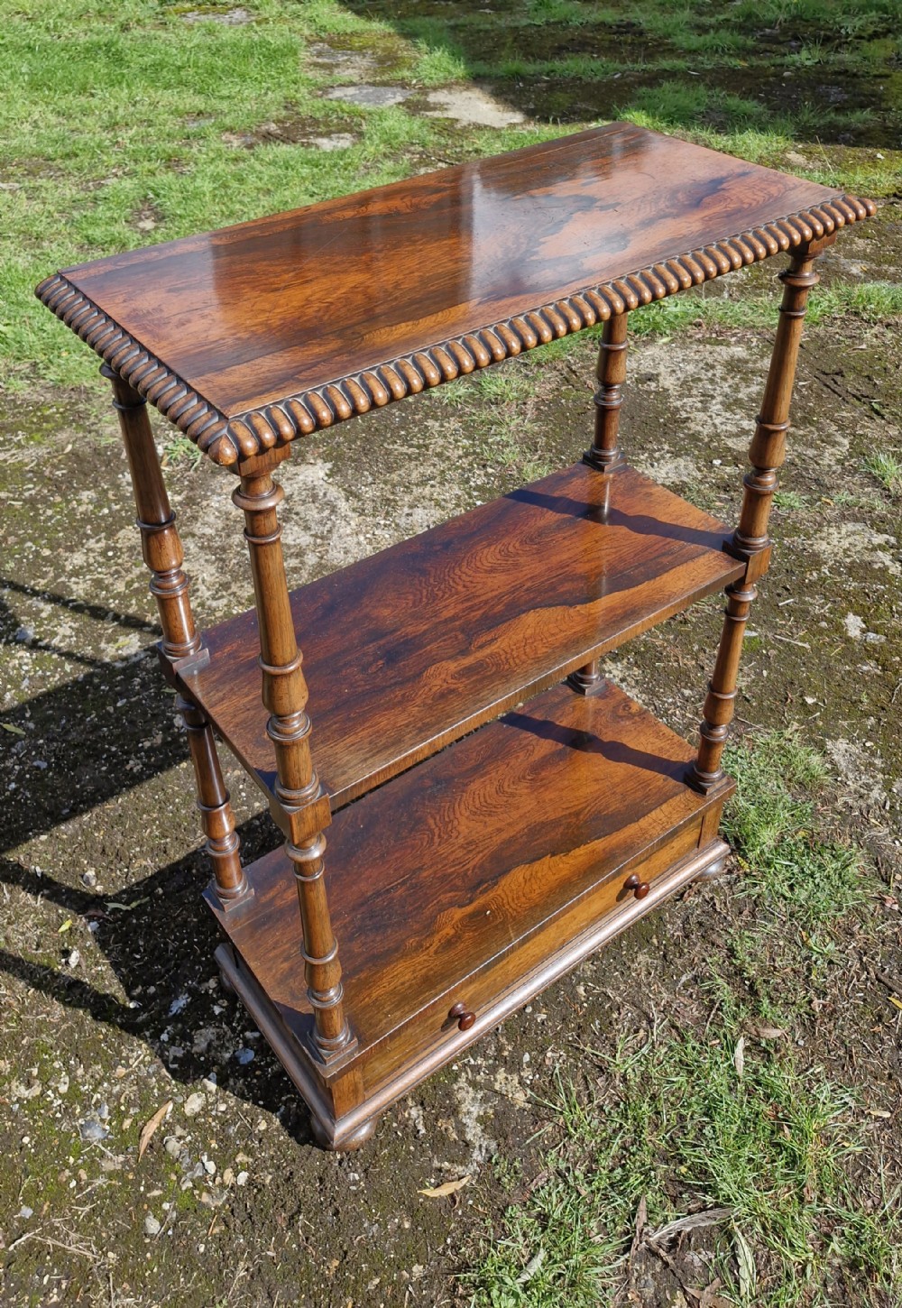 Regency rosewood 3 tier Etagere. 