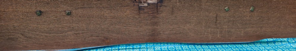 Georgian oak chest of drawers.  View VIII