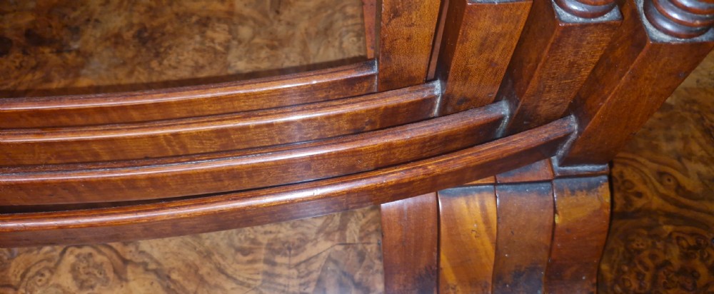 Nice nest of 4 inlaid Satinwood occasional tables. View III