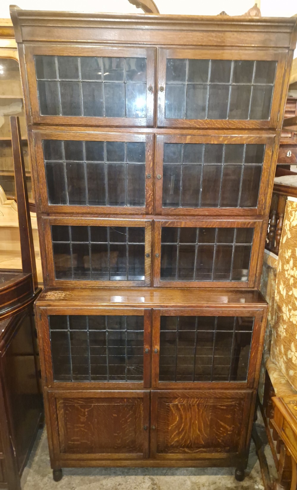 Minty style 5 section bookcase 