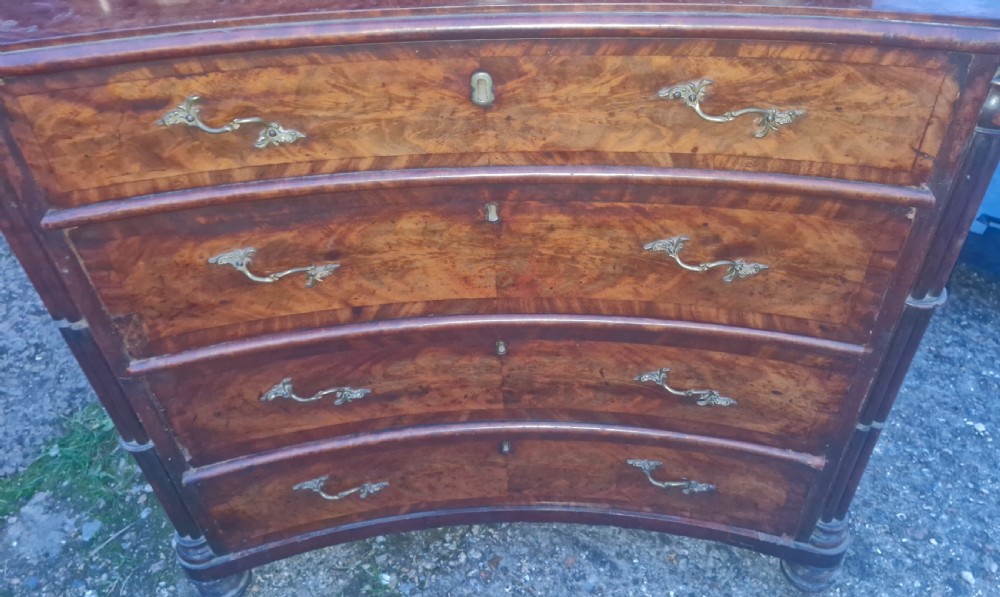 19th century mahogany dressing chest. View VII