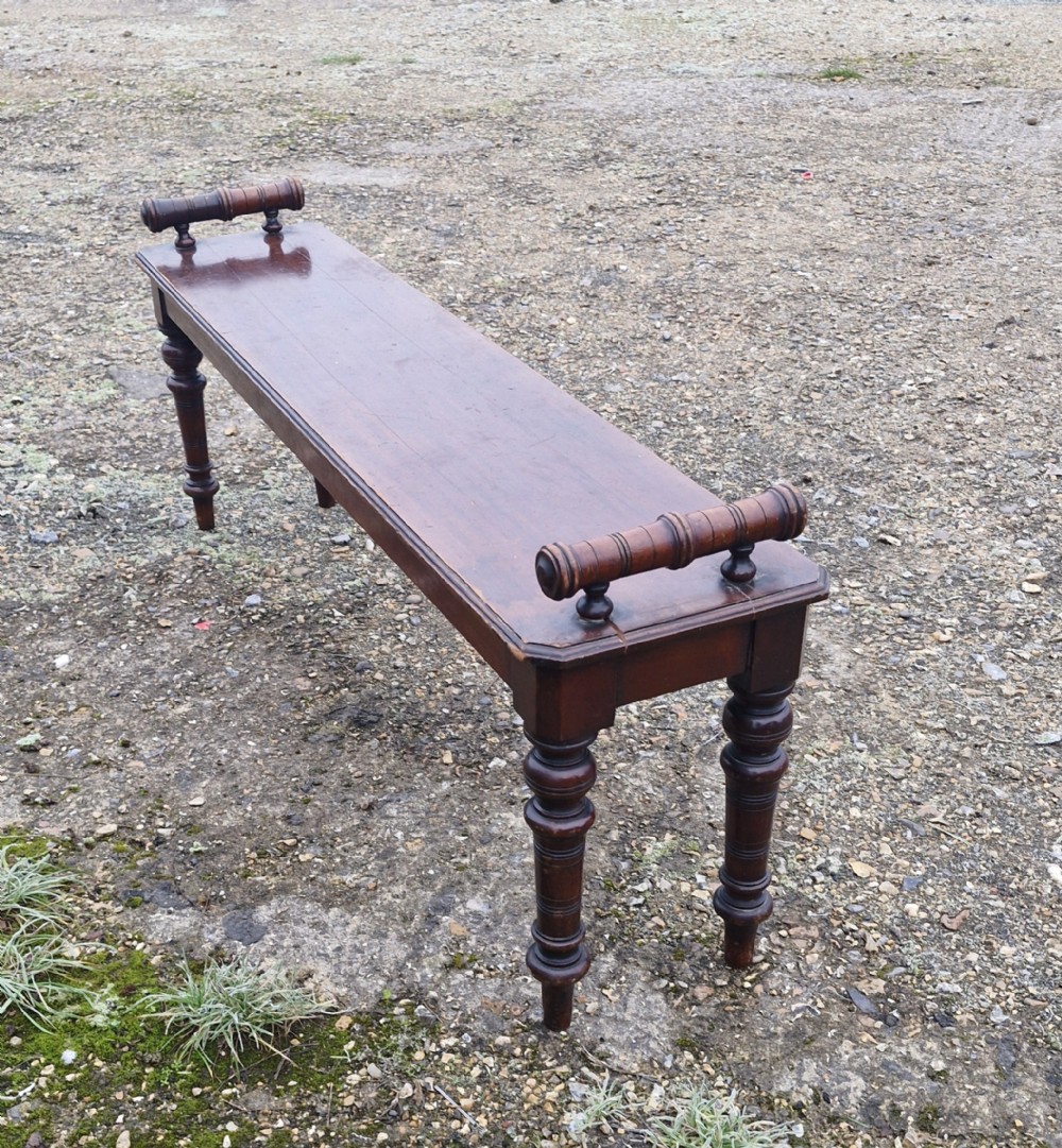 Victorian hall bench 