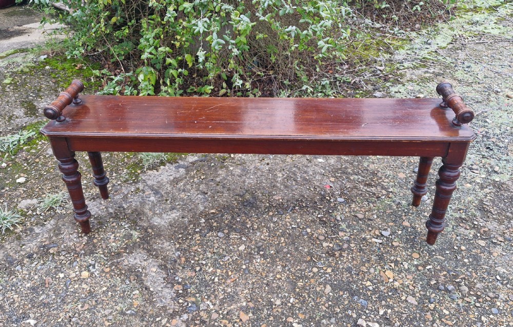 Victorian hall bench  View II