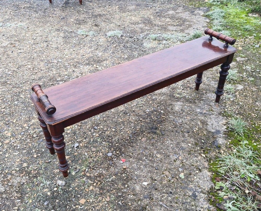Victorian hall bench  View III
