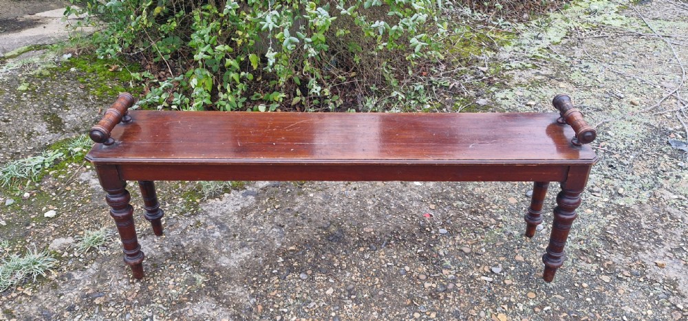 Victorian hall bench  View IV