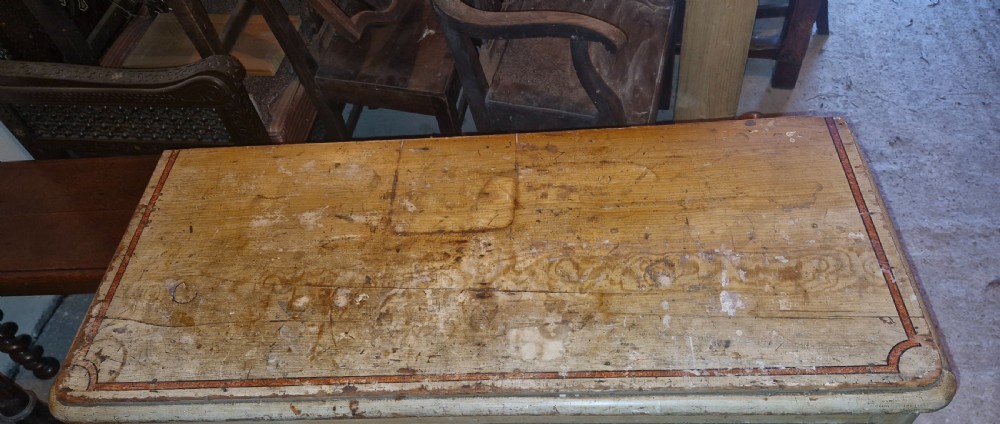 Victorian decorated pine chest of drawers . View VI