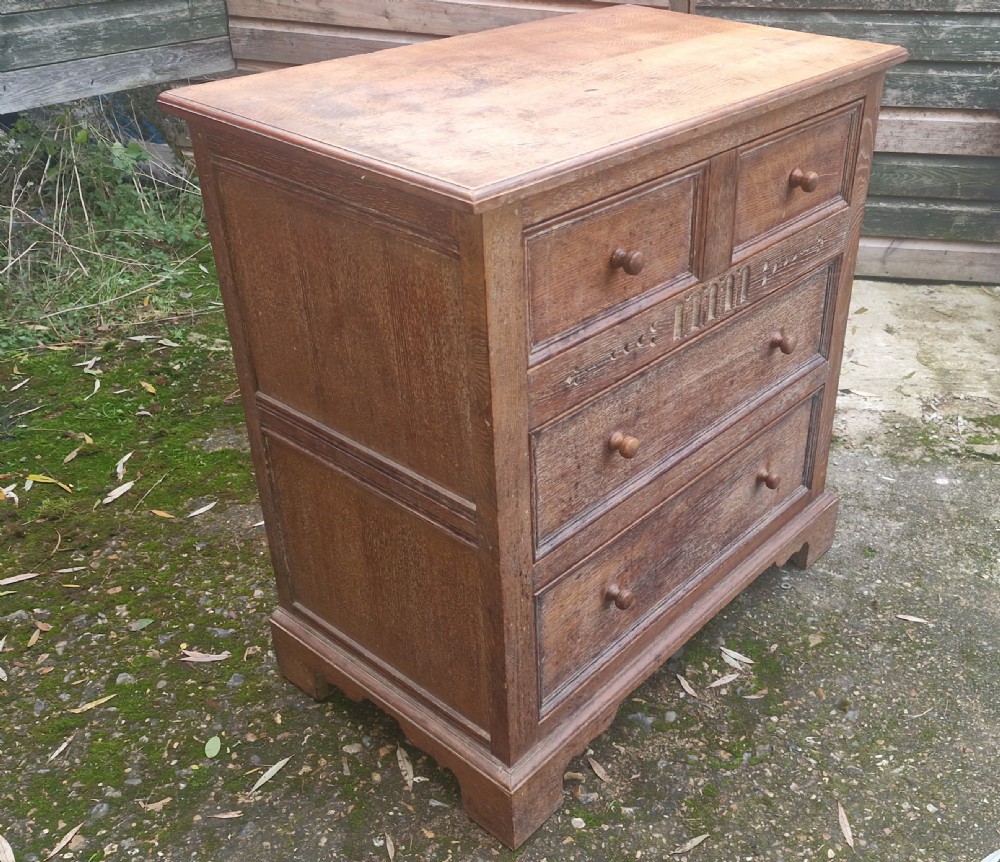 1930s oak chest of 3l drawers.  View III