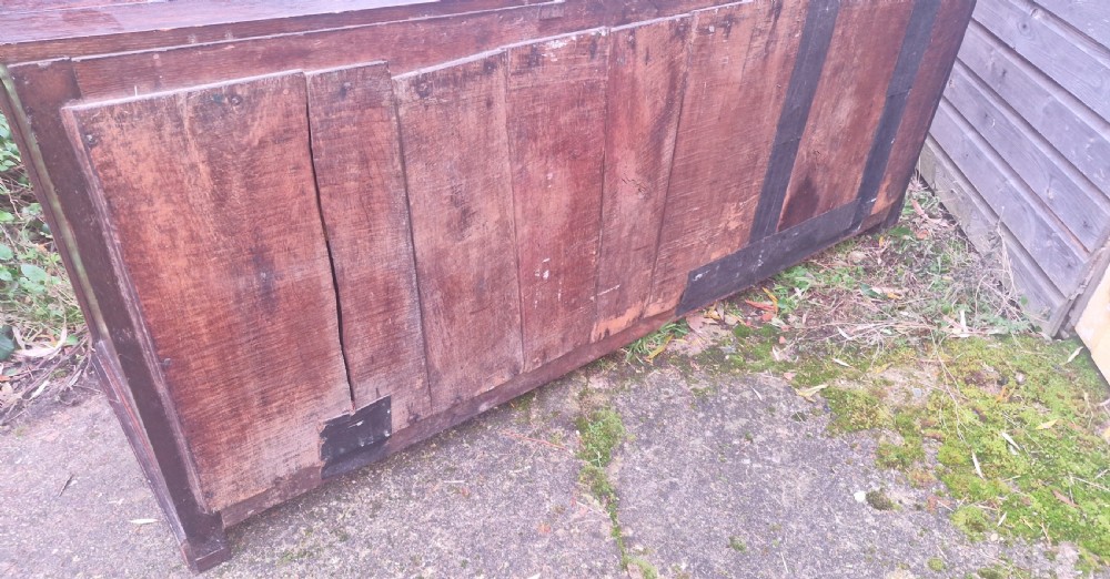 Georgian oak dresser base.  View VI