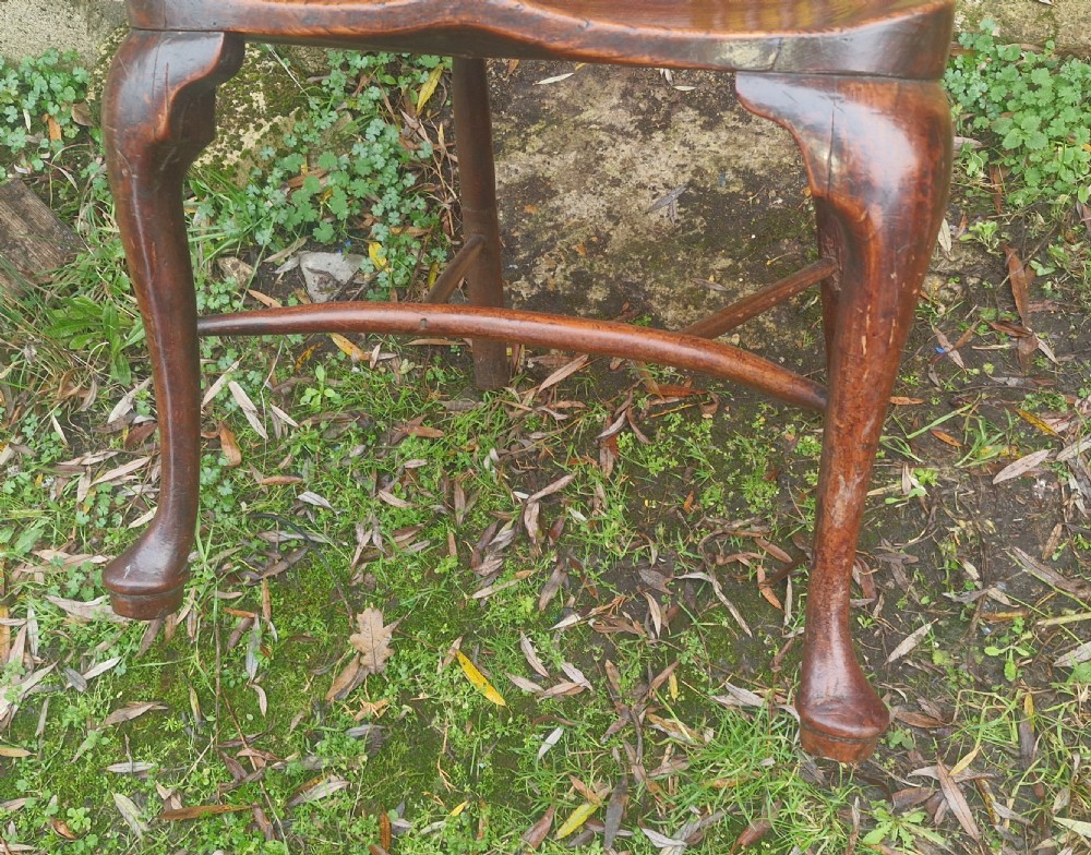 Late Georgian Thames Valley Yewwood Windsor armchair.  View VI
