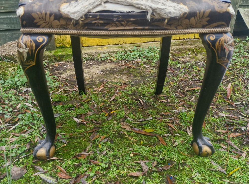 Chinoiserie lacquered desk armchair  View III