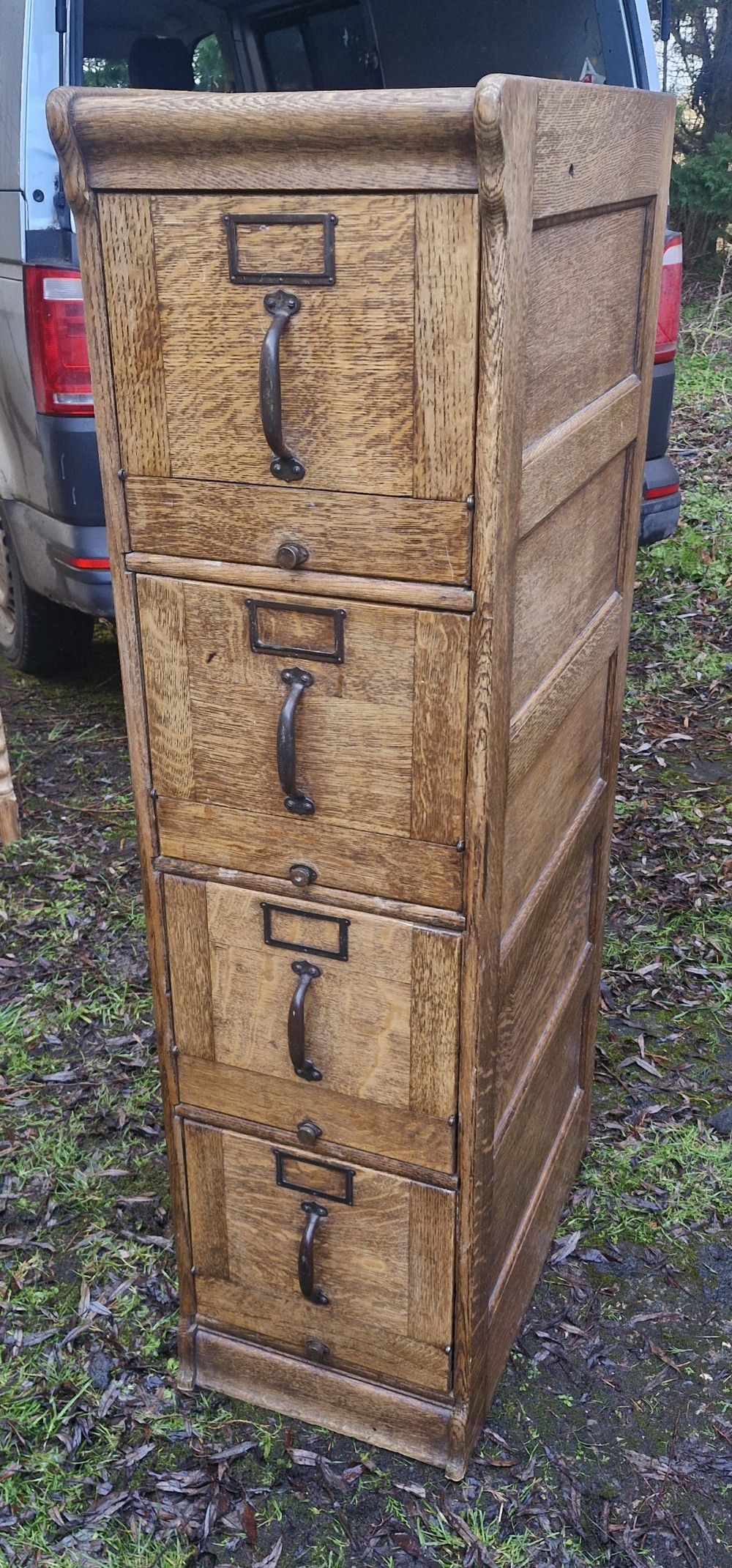 Unusual Globe Wernicke 4 drawer filing cabinet.