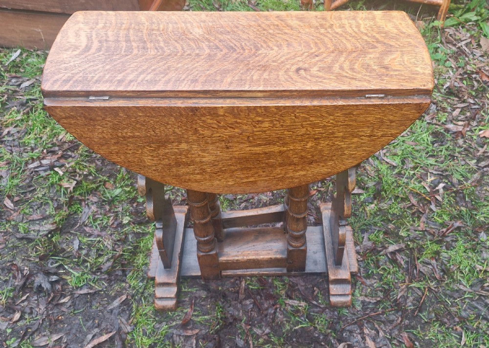 Small drop flap occasional table. View VI