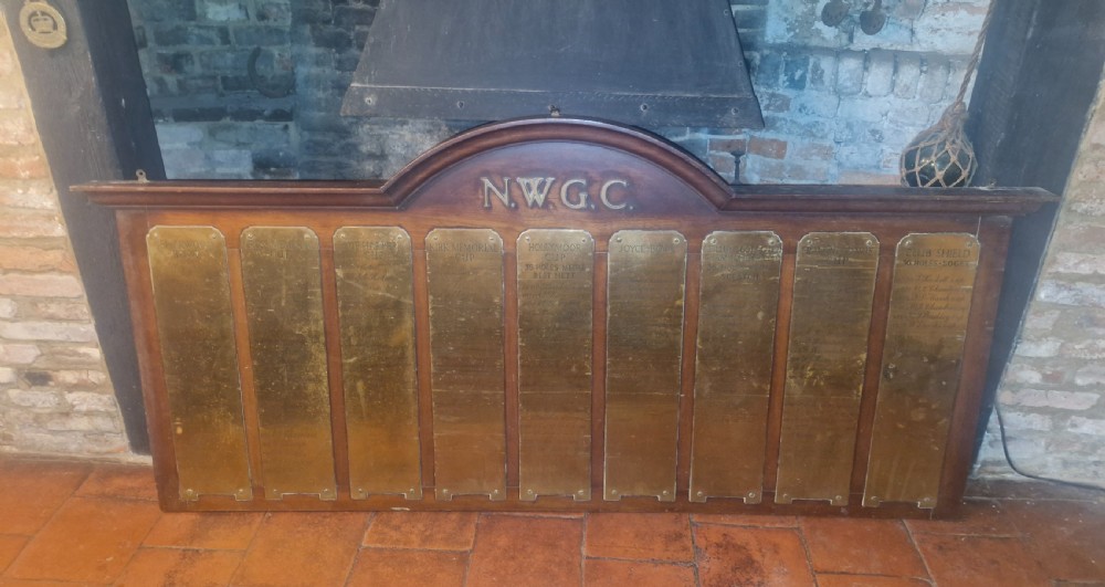 Golf club winners board. View XV