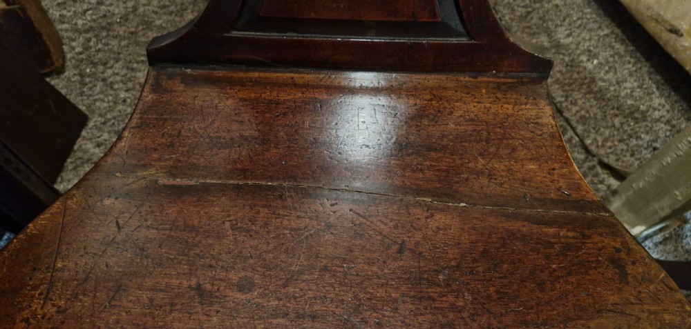 Pair of early 19th mahogany hall chairs in the style of Gillows.  View X