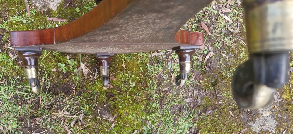 Regency mahogany adjustable reading table. View III