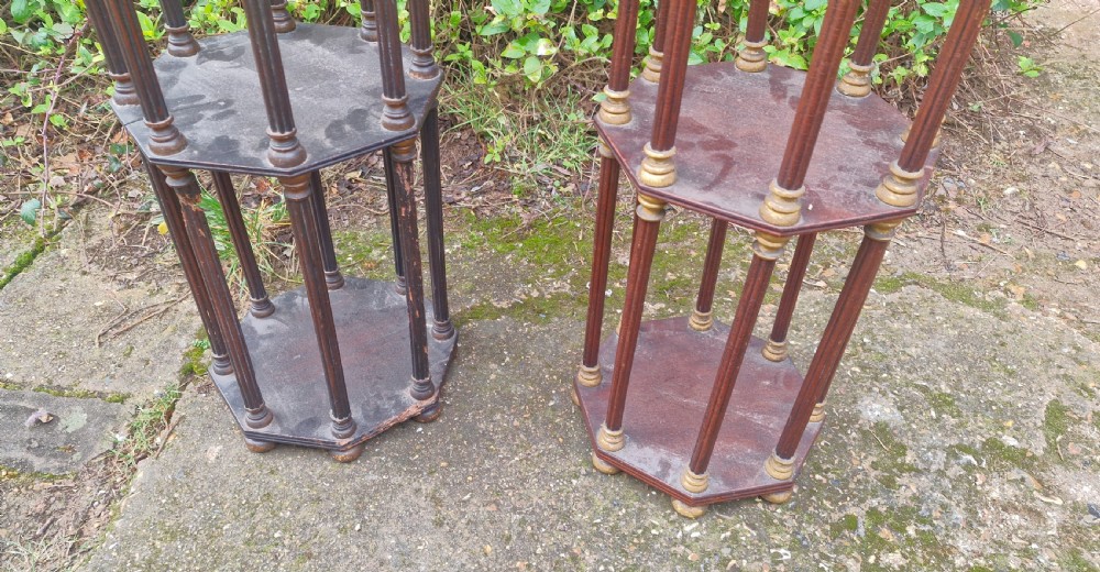Pair of 19th century map stands  View VII
