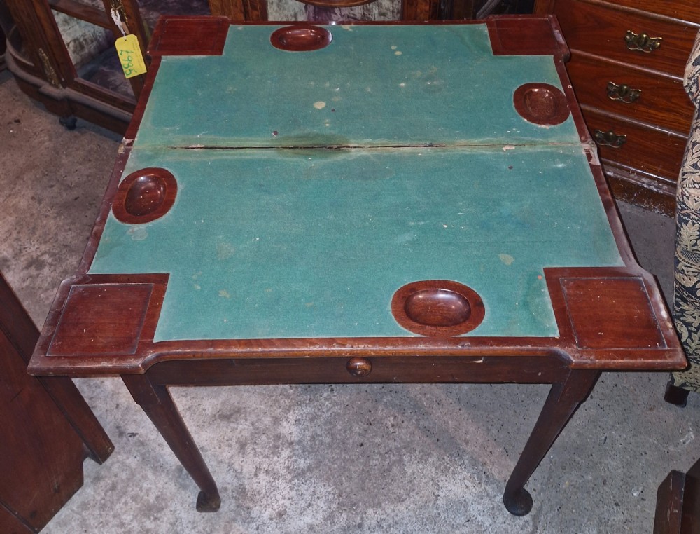 Late Georgian games table.