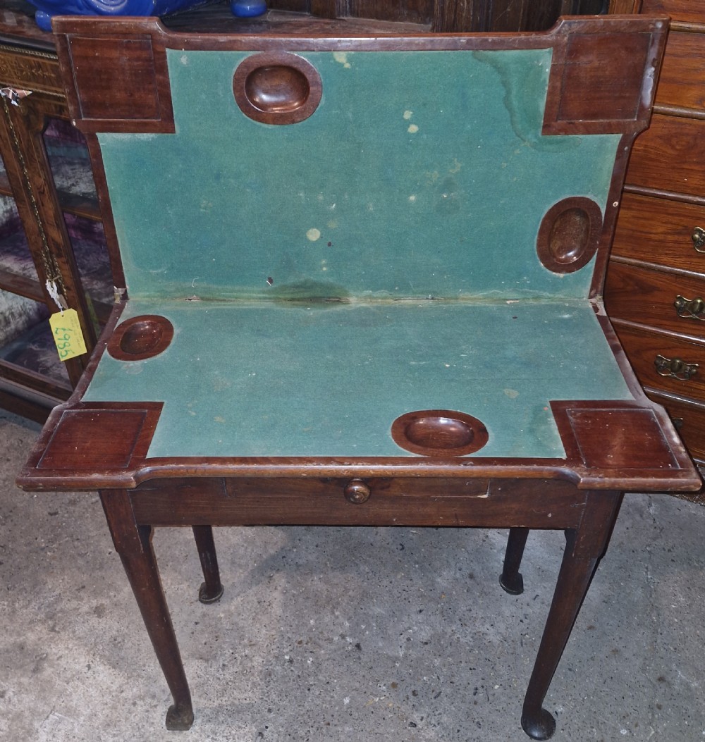 Late Georgian games table. View II