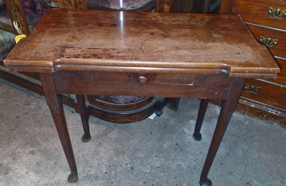 Late Georgian games table. View III