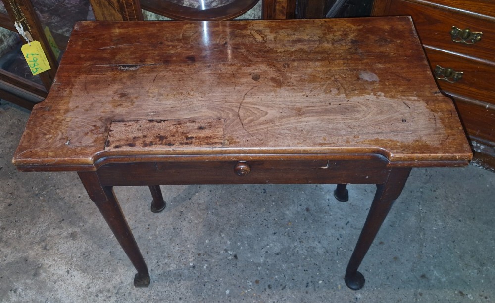 Late Georgian games table. View V