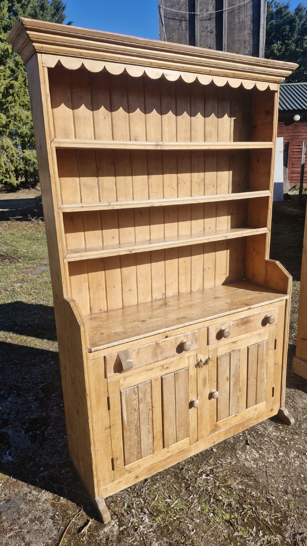 Irish pine kitchen dresser 