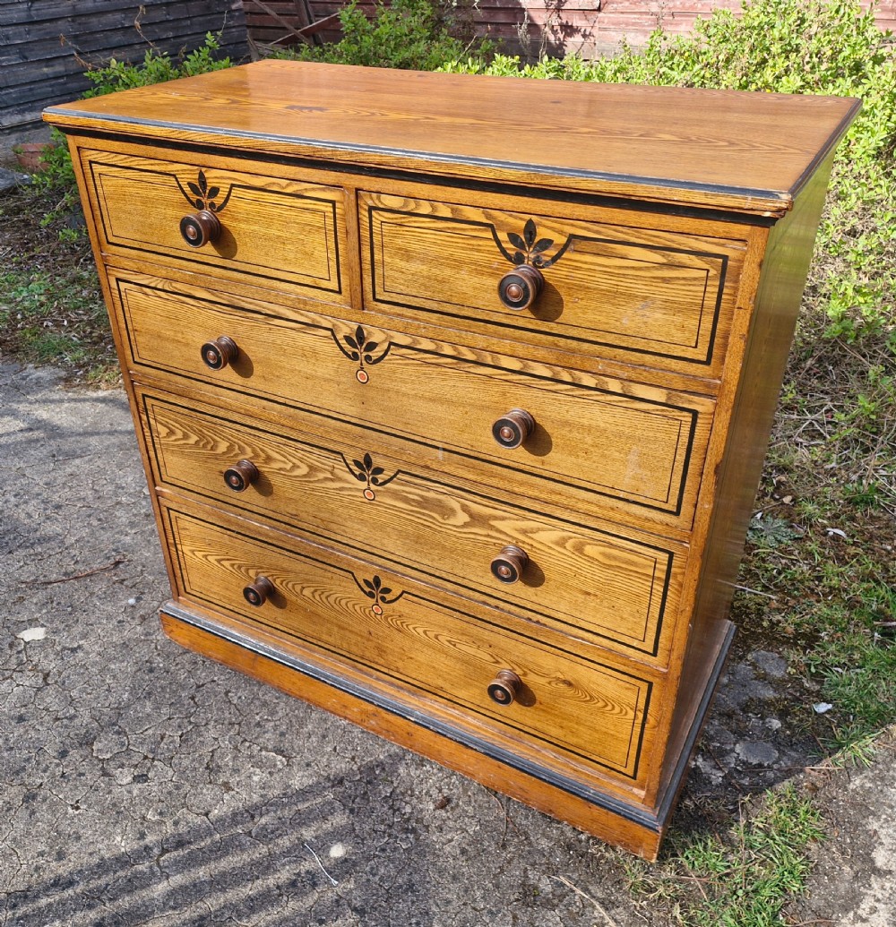 Good original Victorian chest of drawers. 