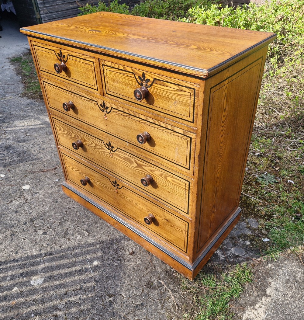 Good original Victorian chest of drawers.  View II