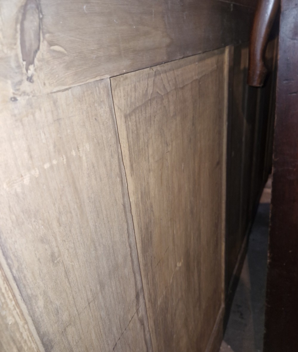 Victorian walnut bookcase cabinet.  View IX