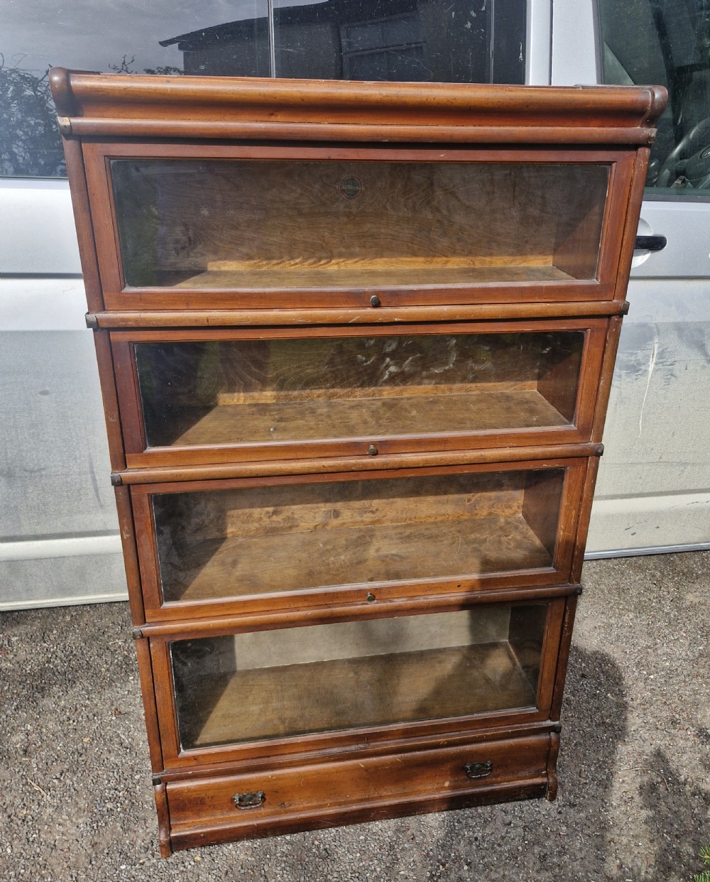 Mahogany Globe Wernicke bookcase. 