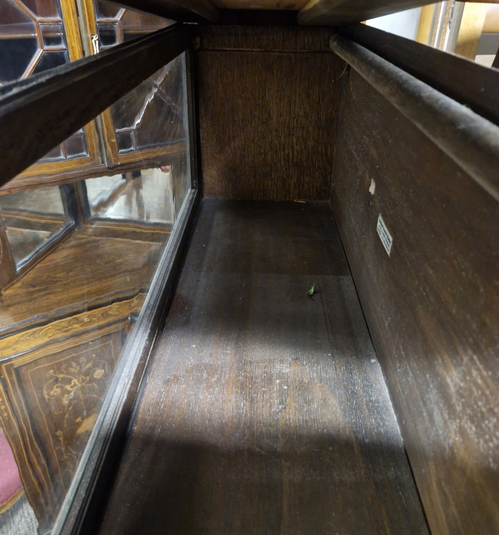 Oak 6 section Globe Wernicke bookcase.  View IX