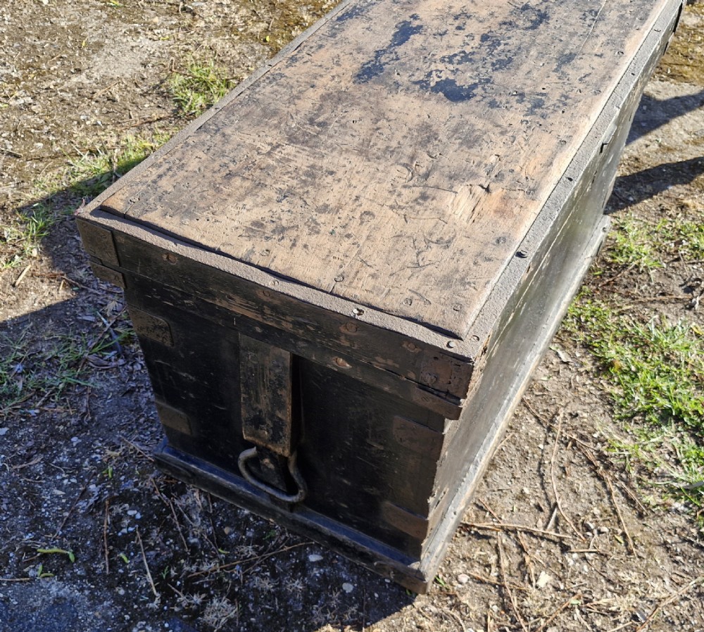 19th century Shipwrights tool chest with fitted interior.  View XI
