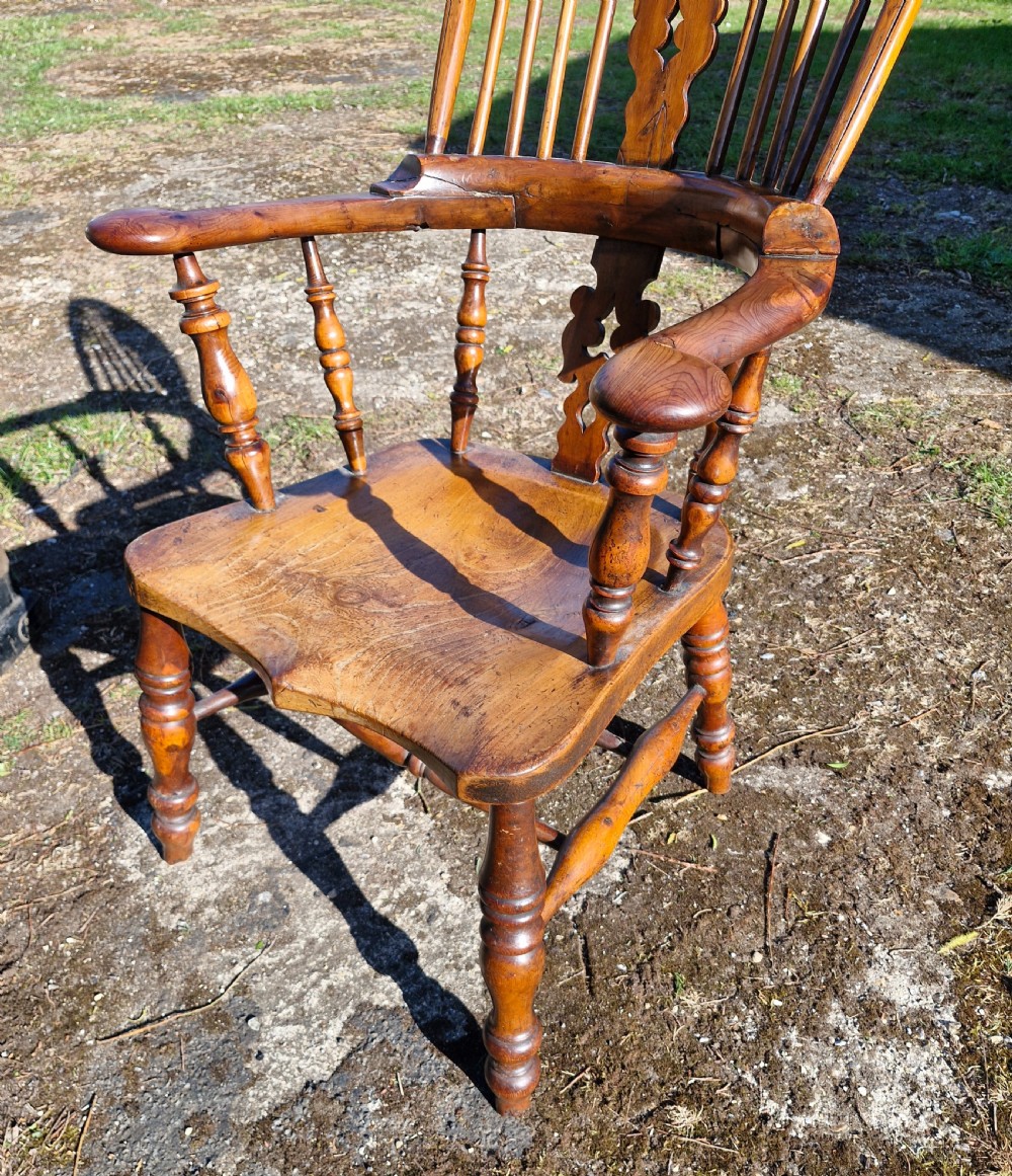 Yewwood high back Windsor armchair  View VI
