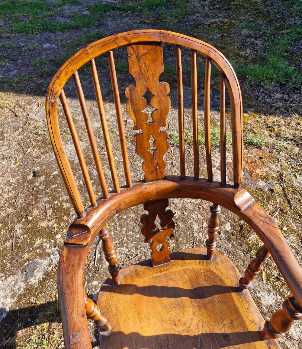 Yewwood high back Windsor armchair  View VII