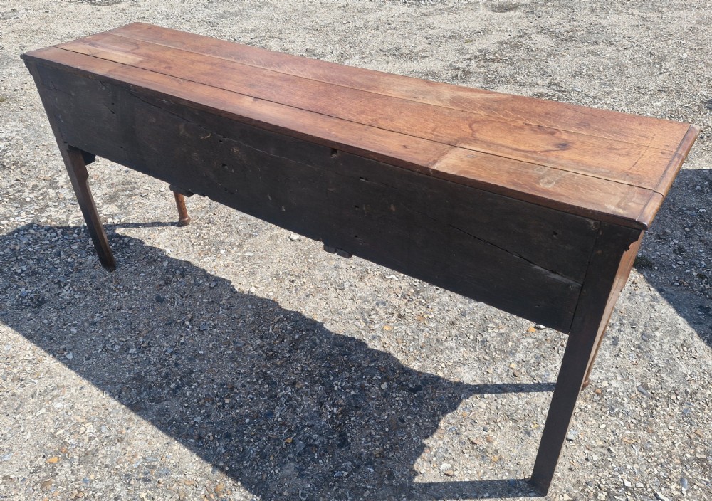 Oak and inlaid 2 part dresser.  View IX