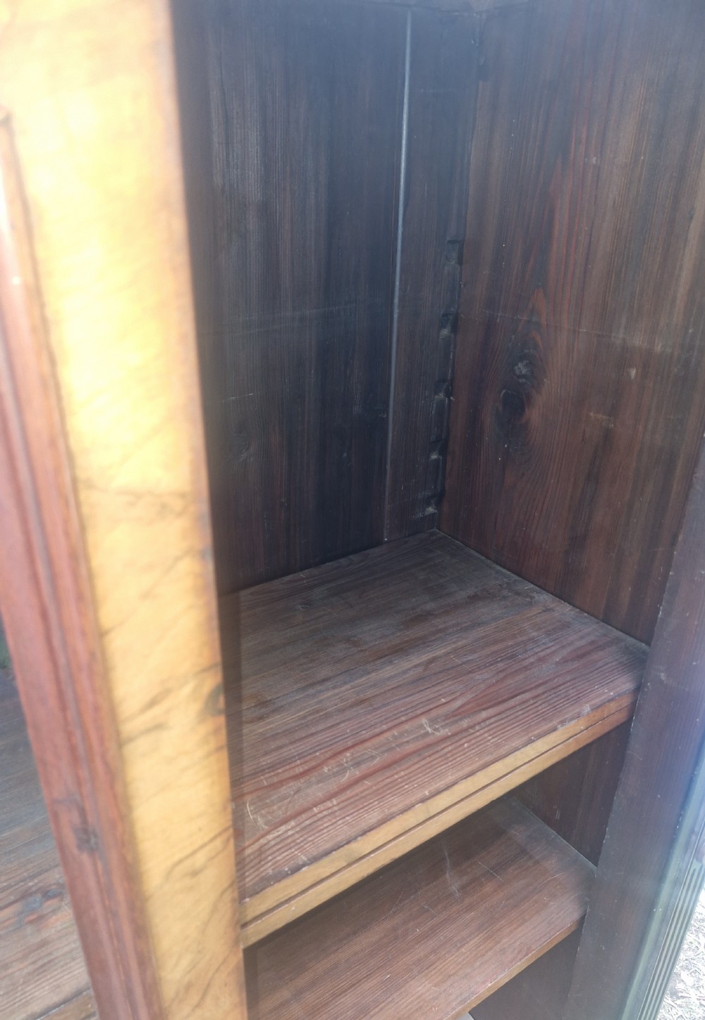 Late 19th century walnut 2 door cabinet  View III