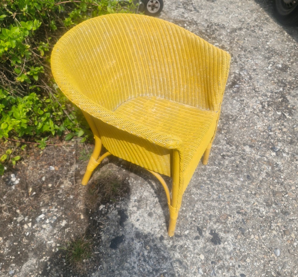 Lloyd Loom armchair.  View II