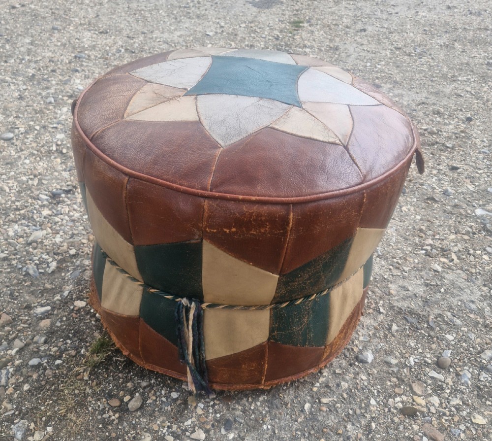 Upholstered pouffe.  View III