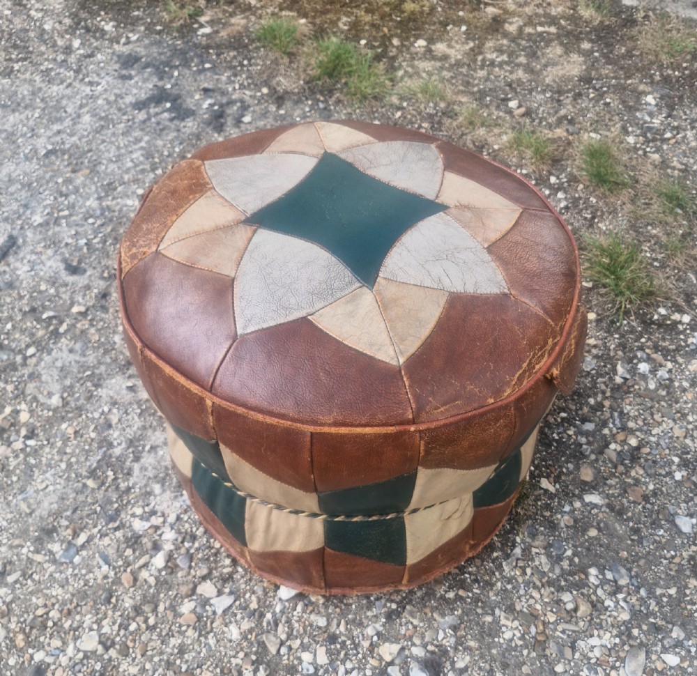 Upholstered pouffe.  View IV