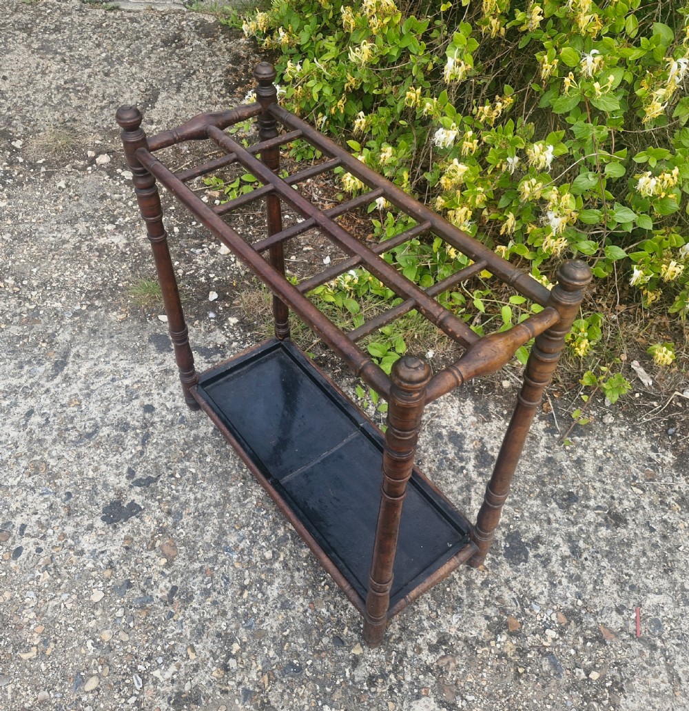 Late Victorian walking stick and umbrella stand.  View II