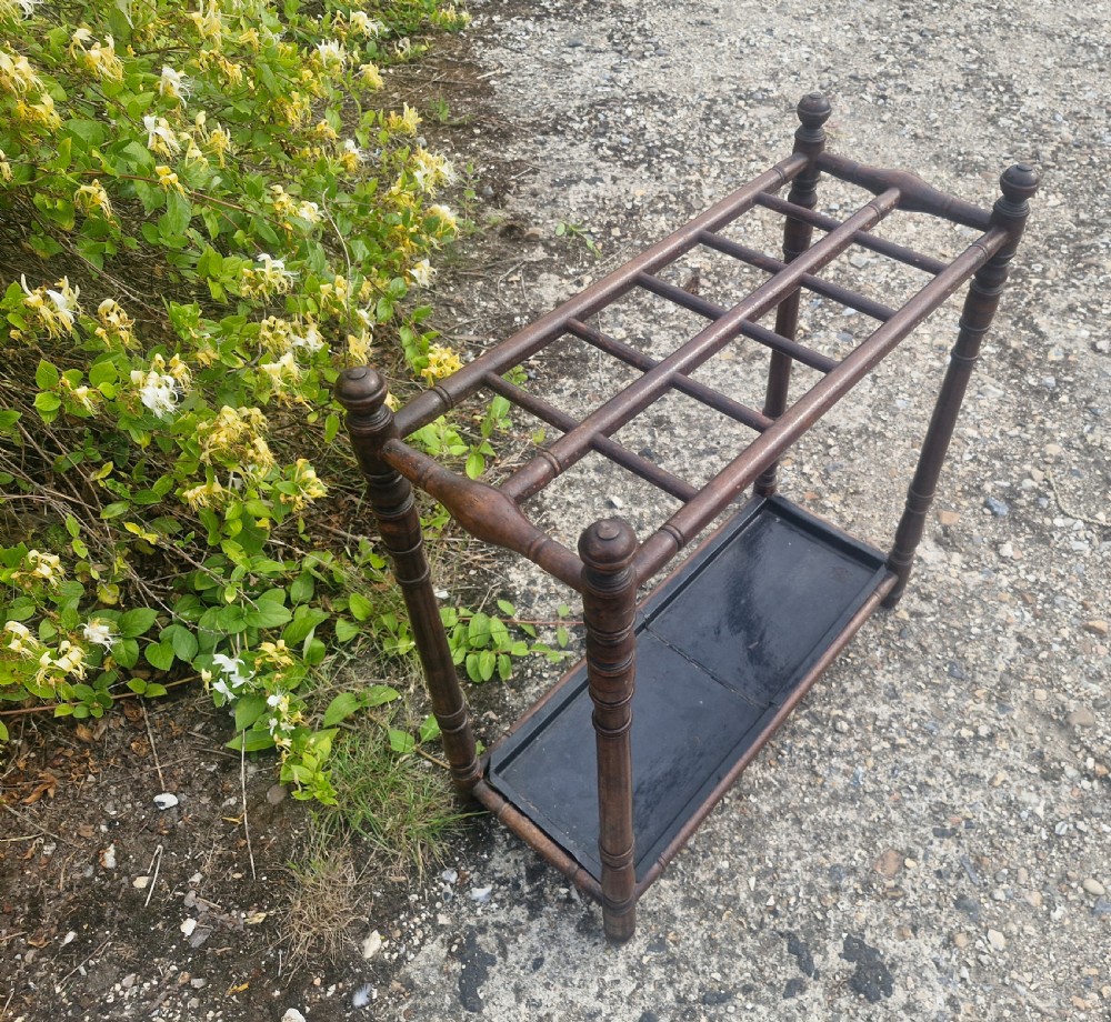 Late Victorian walking stick and umbrella stand.  View III