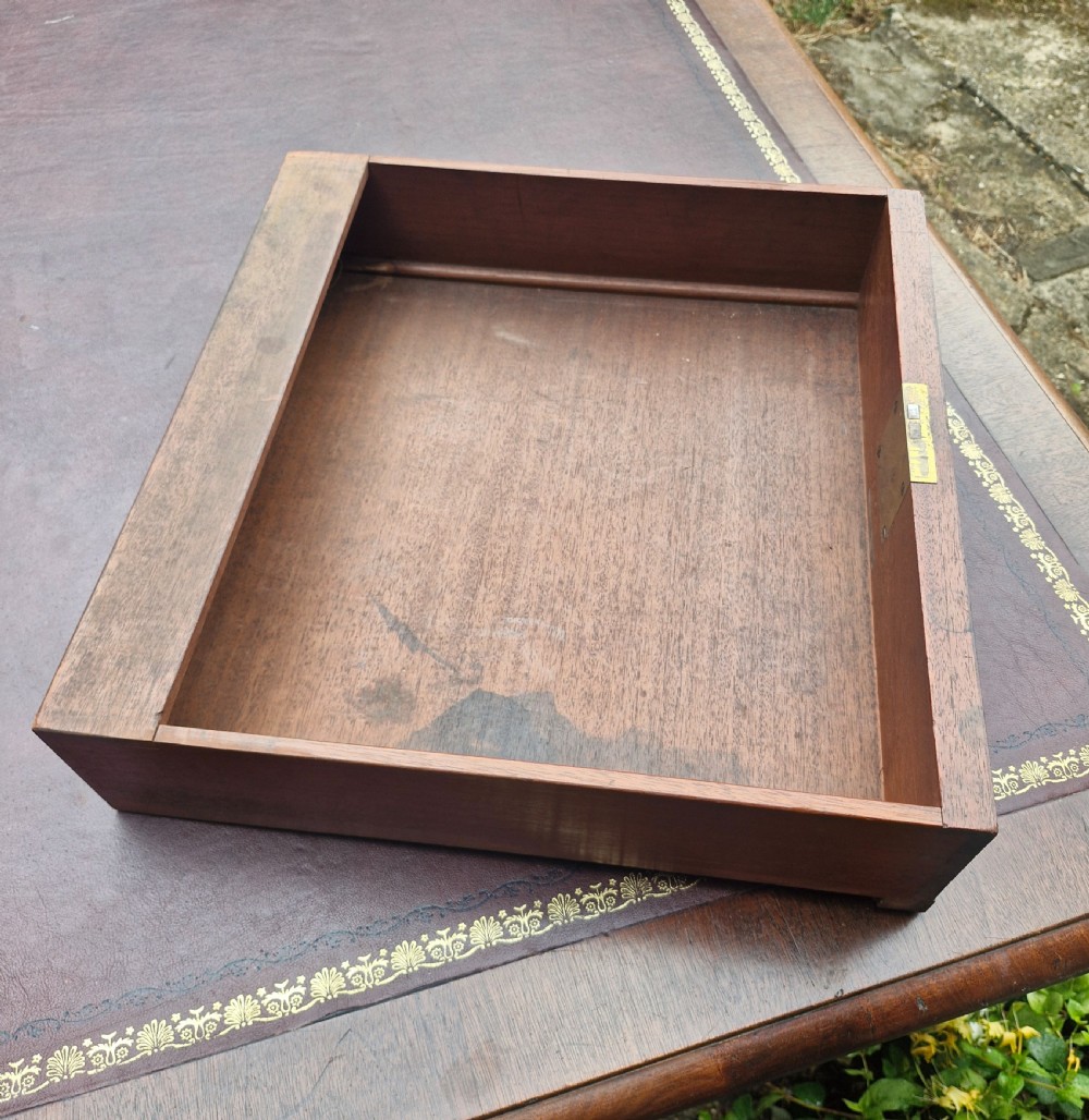 Mahogany partners writing table in the manner of Gillows.  View VII