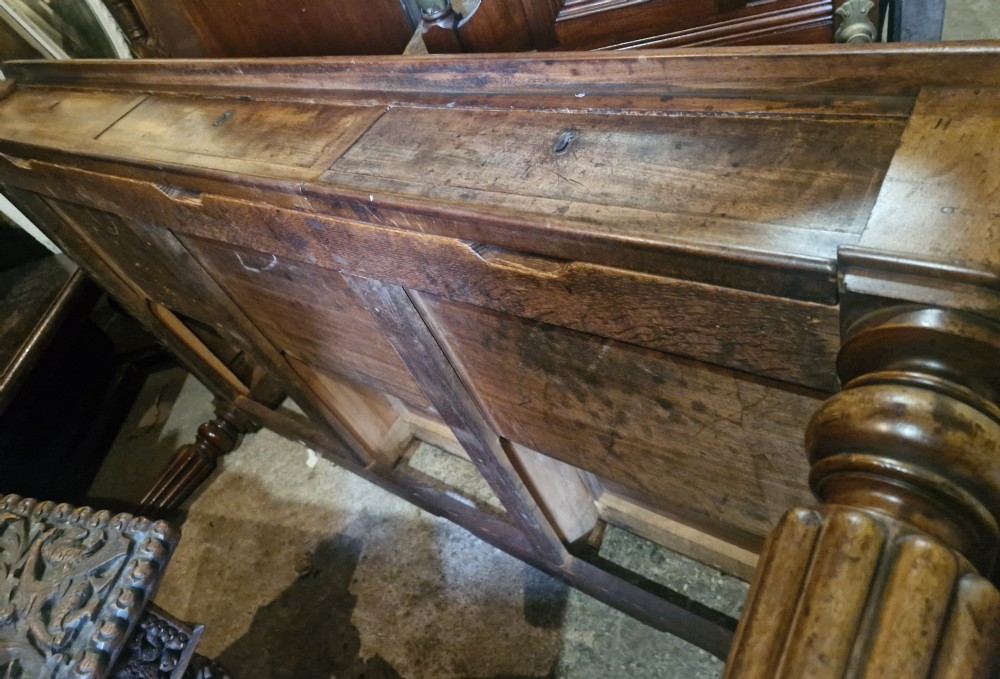 Mahogany partners writing table in the manner of Gillows.  View XII