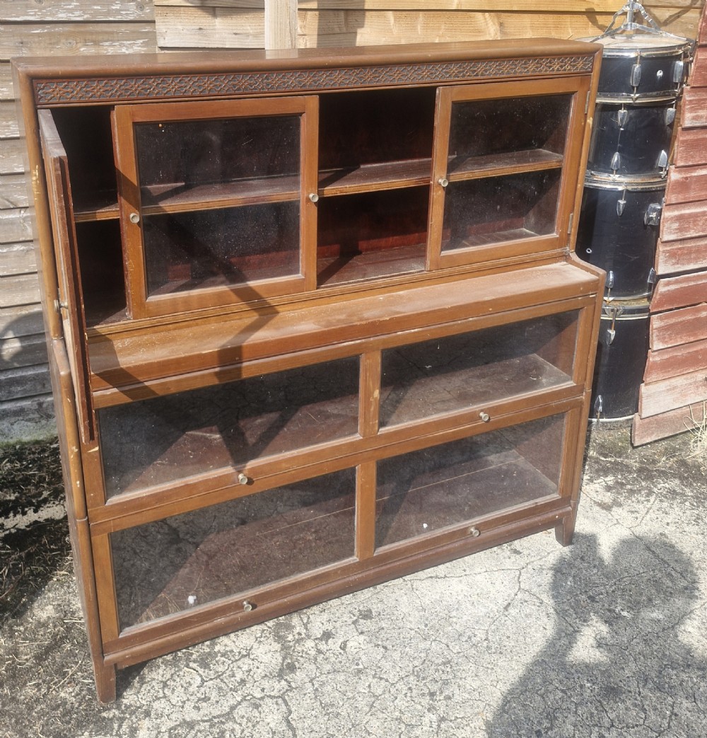 Globe Wernicke style bookcase cabinet.  View II