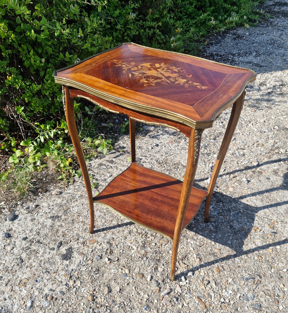 Inlaid Edwardian table 