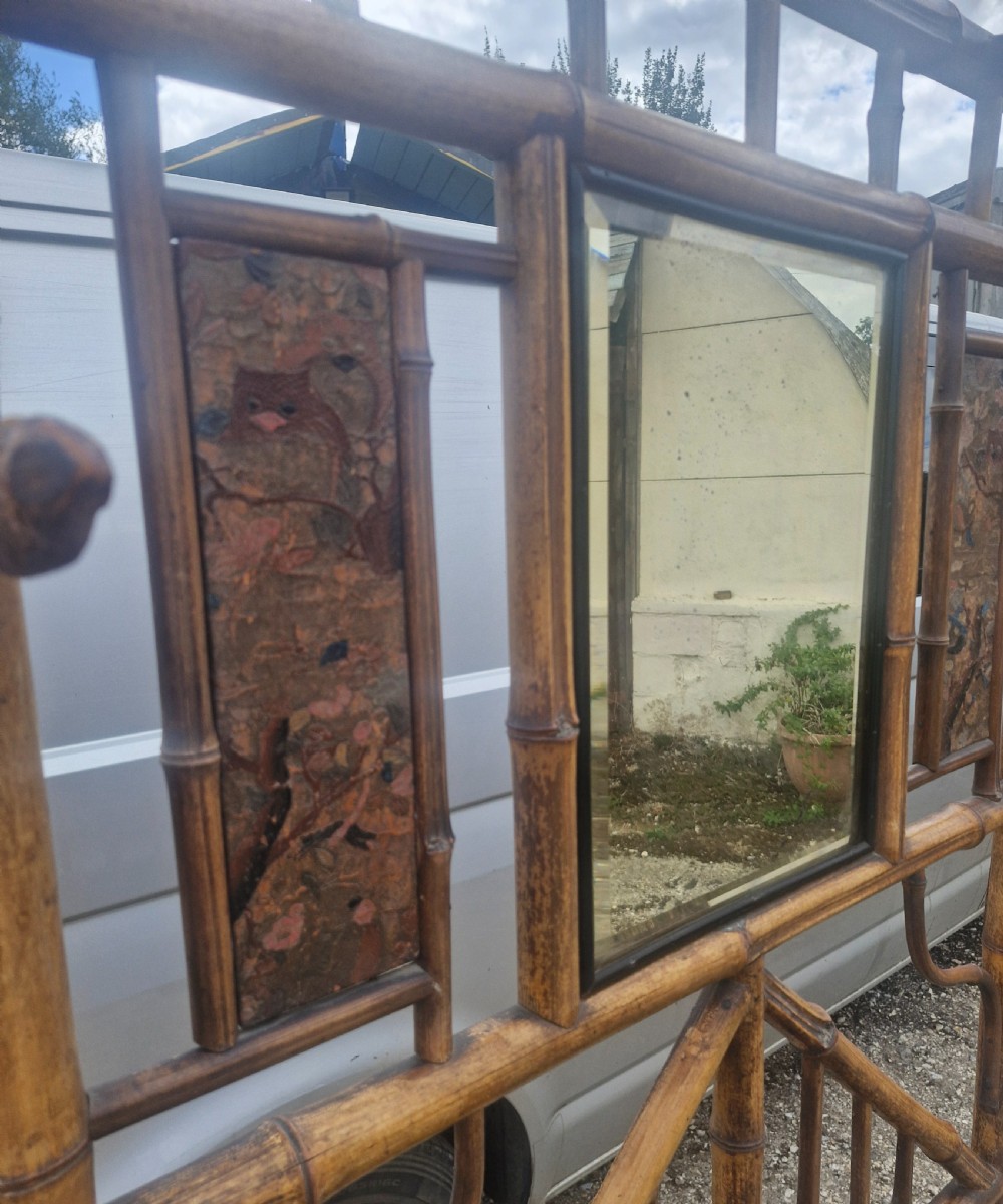 Late Victorian bamboo hallstand.  View VI