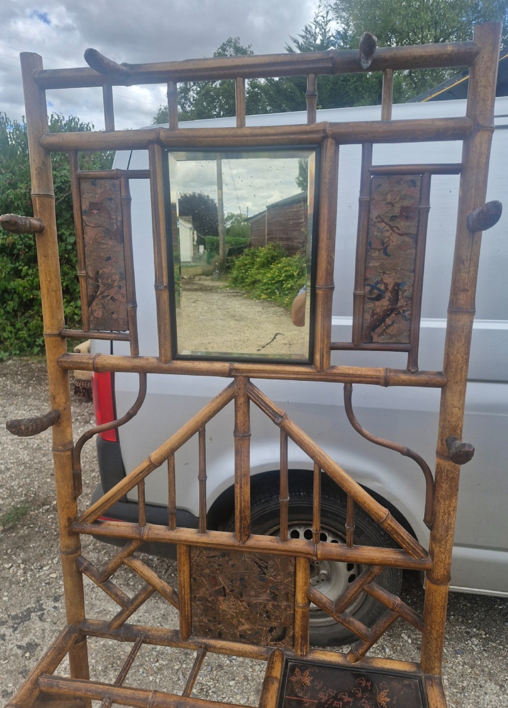 Late Victorian bamboo hallstand.  View IX