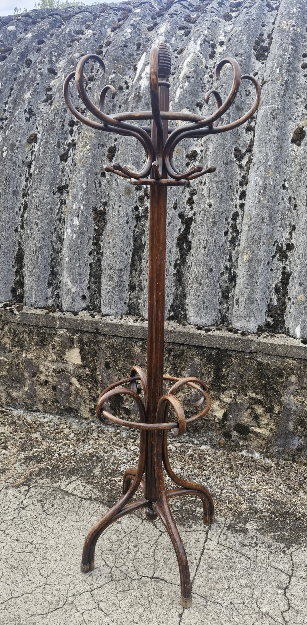Edwardian bentwood hat and coat stand.