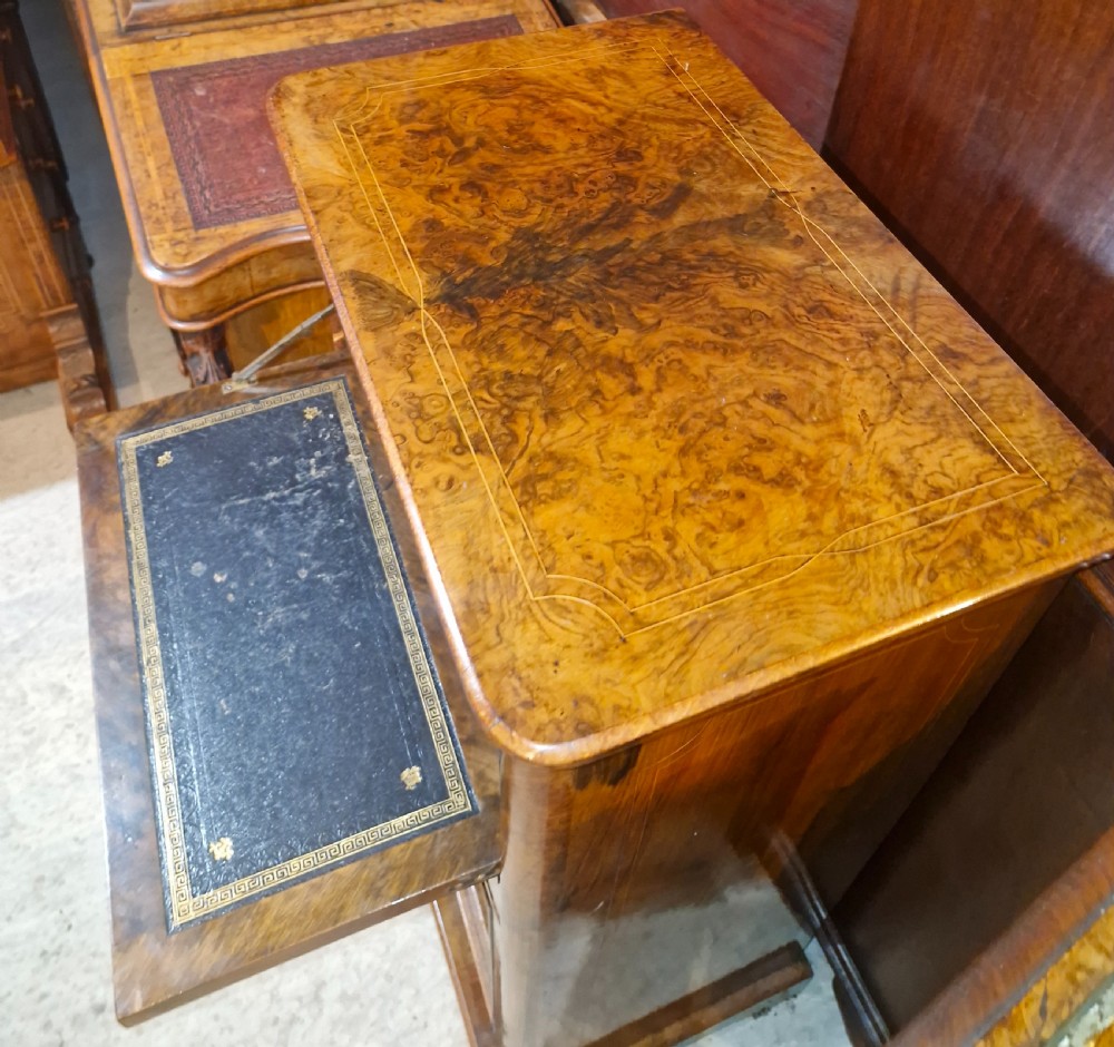 Victorian walnut music cabinet.  View VII