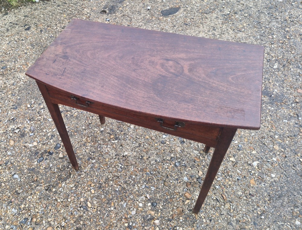 Small Georgian mahogany side table. View III