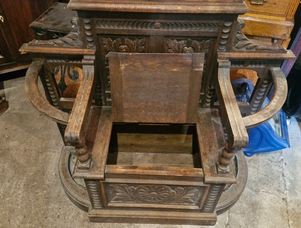 Victorian carved oak 